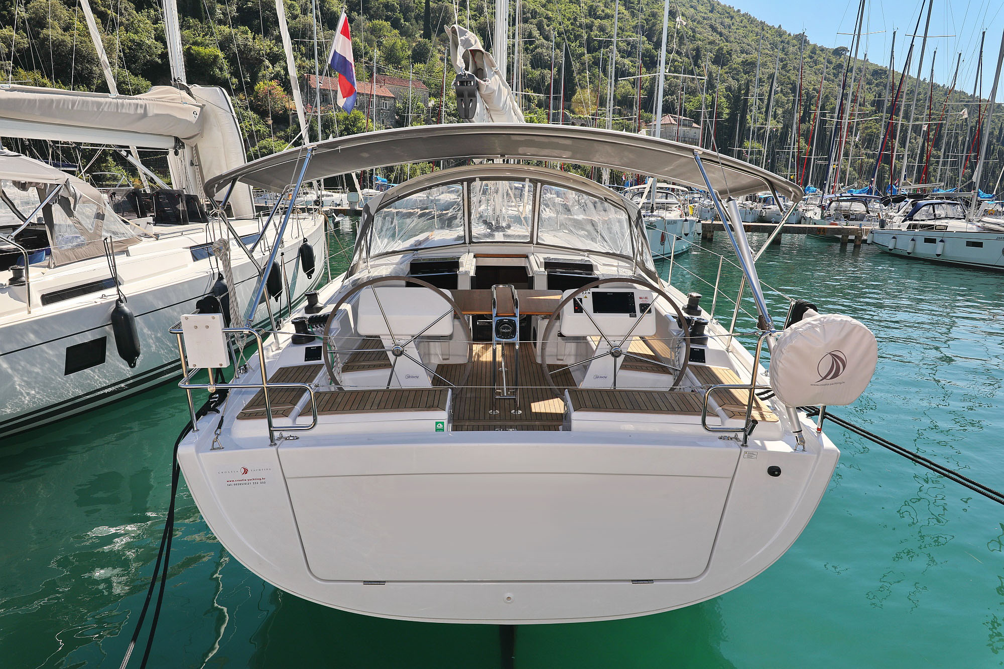 Hanse 458 - Yacht Charter Komolac & Boat hire in Croatia Dubrovnik-Neretva Dubrovnik Komolac ACI Marina Dubrovnik 3