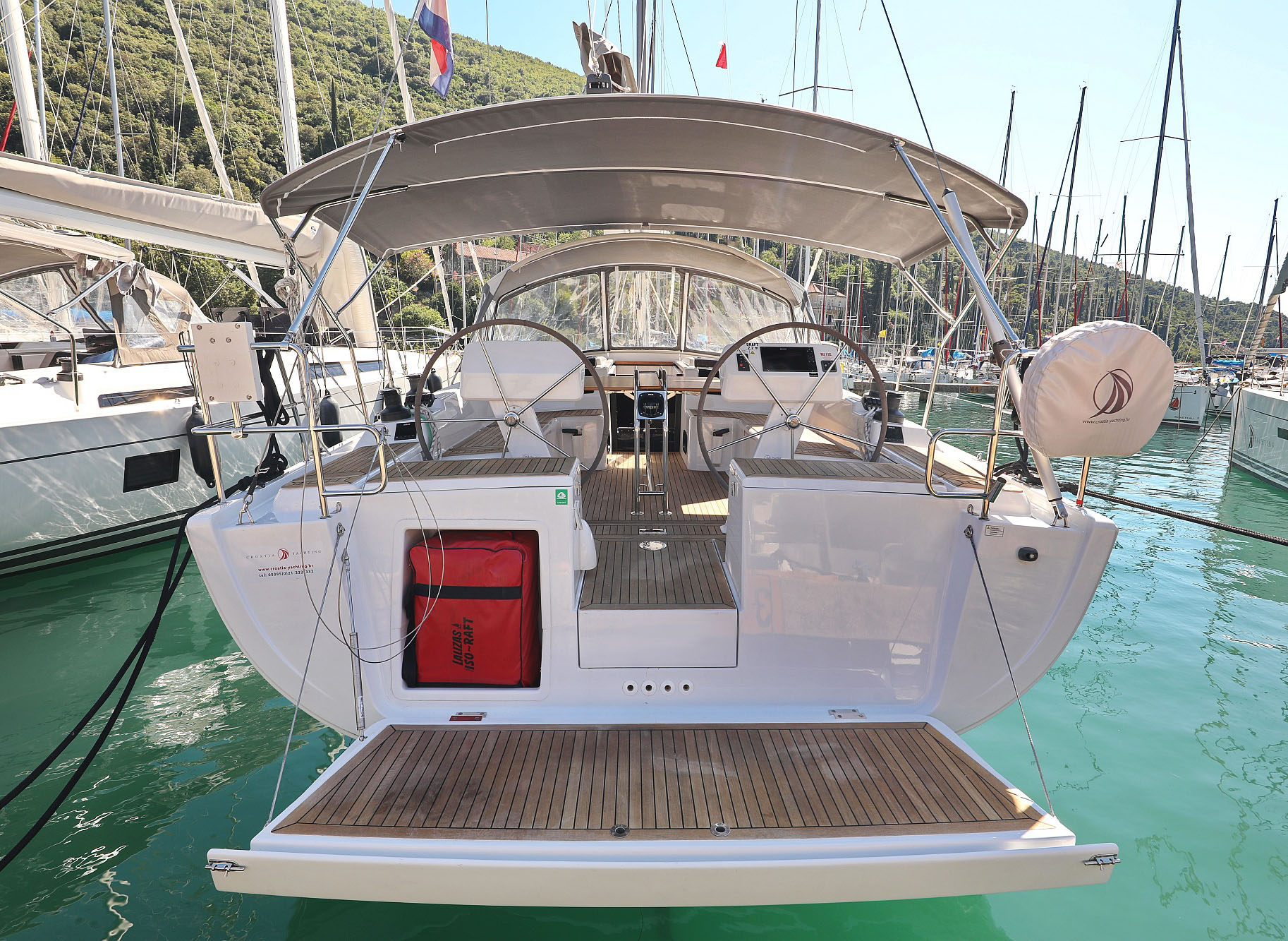 Hanse 458 - Yacht Charter Komolac & Boat hire in Croatia Dubrovnik-Neretva Dubrovnik Komolac ACI Marina Dubrovnik 4