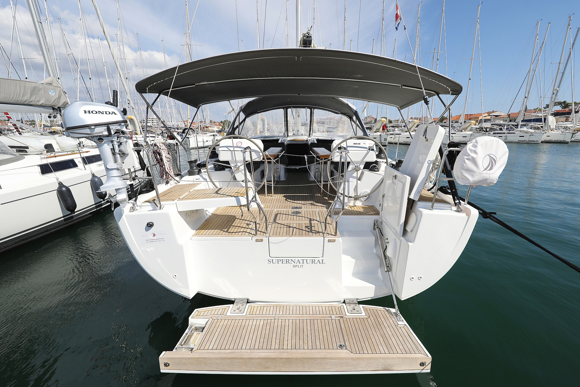 Hanse 508 - 5 + 1 cab. - Yacht Charter Biograd na Moru & Boat hire in Croatia Zadar Biograd Biograd na Moru Marina Kornati 1