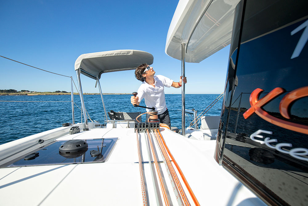 Excess 11 - 4 + 1 + 1 cab. - Catamaran charter Göcek & Boat hire in Turkey Turkish Riviera Lycian coast Göcek Marinturk Village Port 6