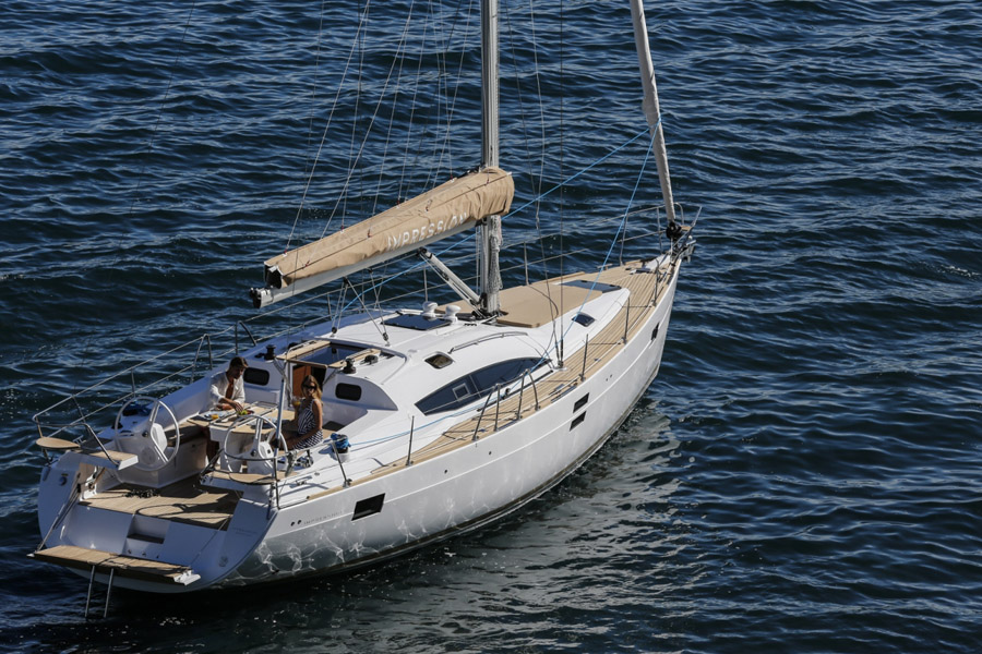 Elan Impression 45 - Yacht Charter Novi Vinodolski & Boat hire in Croatia Istria and Kvarner Gulf Novi Vinodolski Marina Novi 1