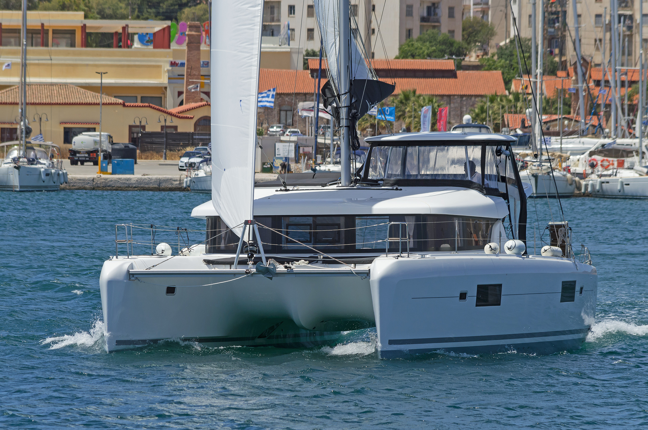Lagoon 42 - 4 + 2 cab. - Catamaran Charter Mallorca & Boat hire in Greece Ionian Sea South Ionian Lefkada Lefkas Lefkas Marina 1