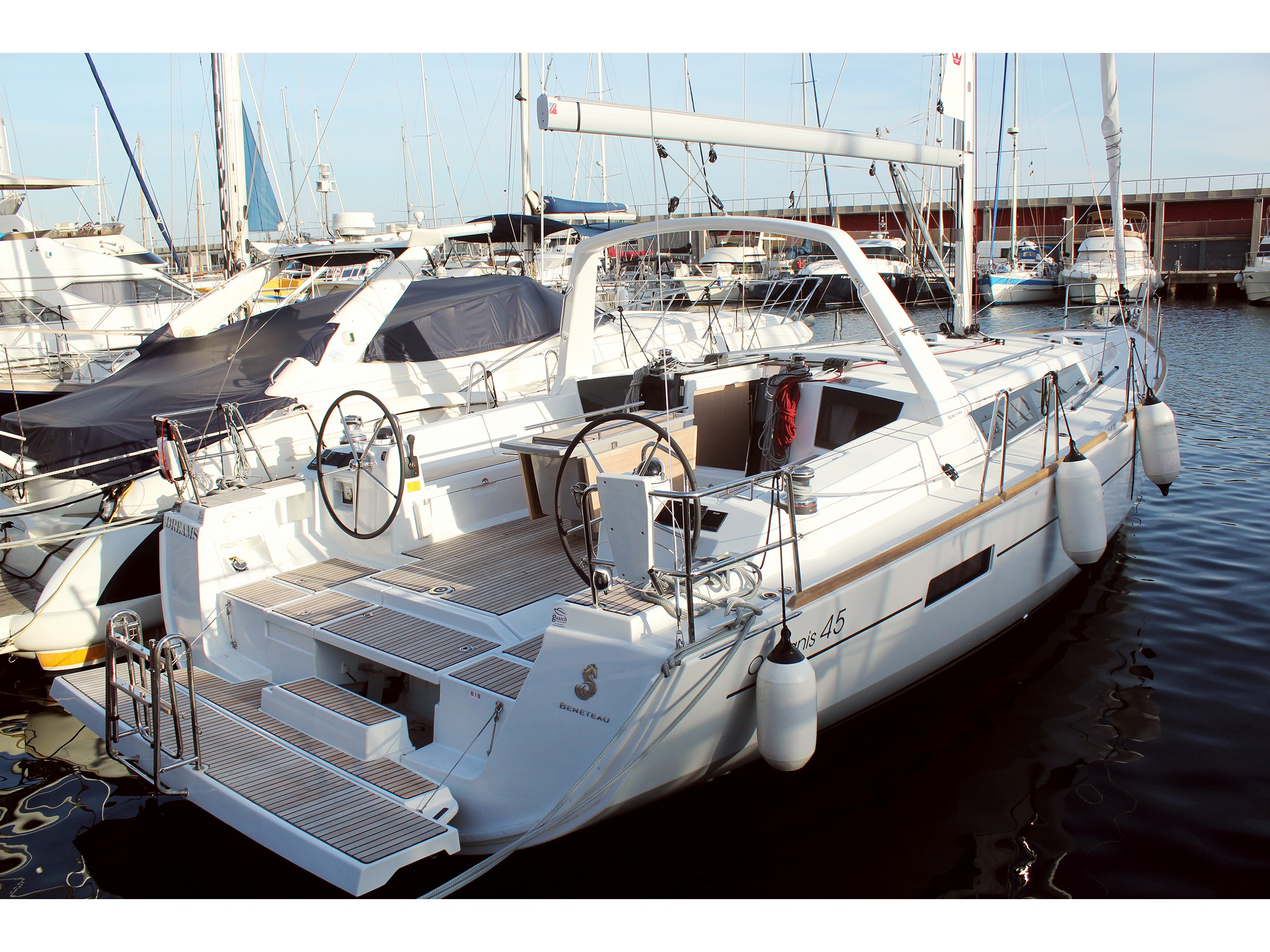 Oceanis 45 - Yacht Charter Barcelona & Boat hire in Spain Catalonia Costa Brava Barcelona Barcelona Port Olimpic 1