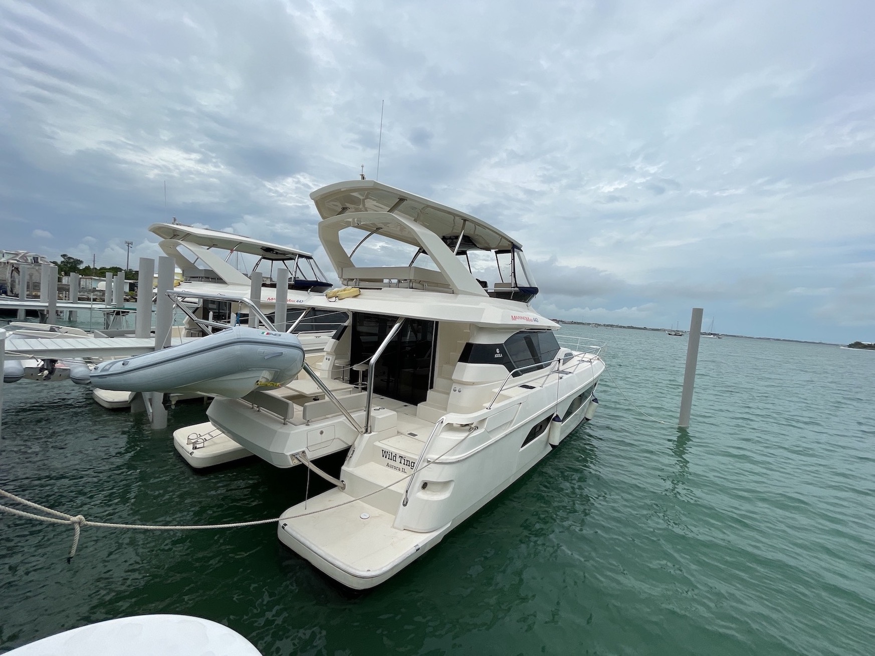 Aquila 44 - Motor Boat Charter Bahamas & Boat hire in Bahamas Abaco Islands Marsh Harbour Conch Inn Marina 1