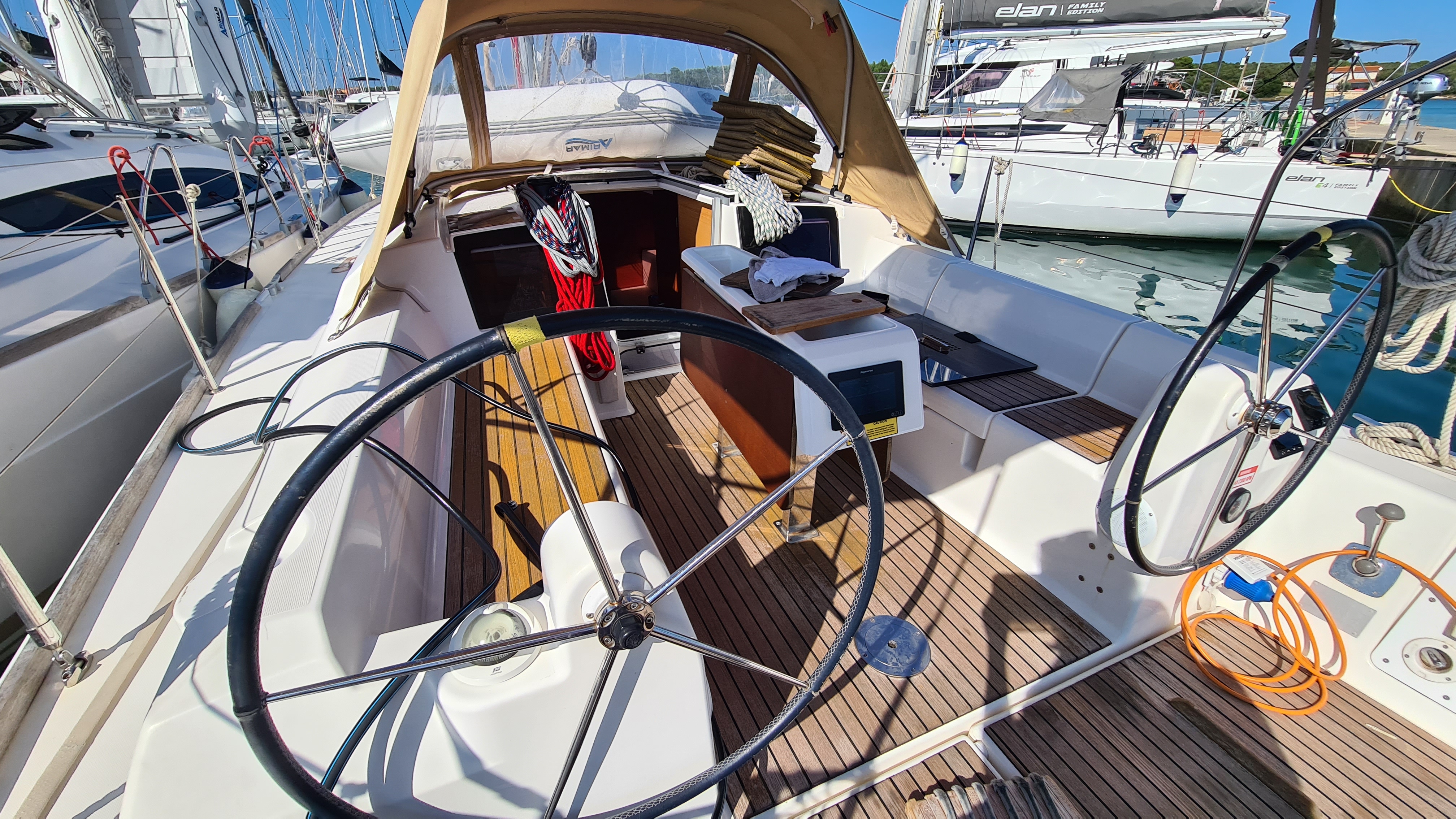 Dufour 350 GL - Yacht Charter Roses & Boat hire in Spain Catalonia Costa Brava Girona Roses Marina d'Empuriabrava 3