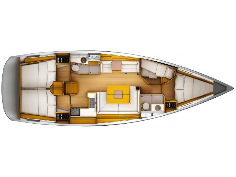 Sun Odyssey 439 - Luxury yacht charter Malta & Boat hire in Malta Valletta Kalkara Kalkara Marina 2