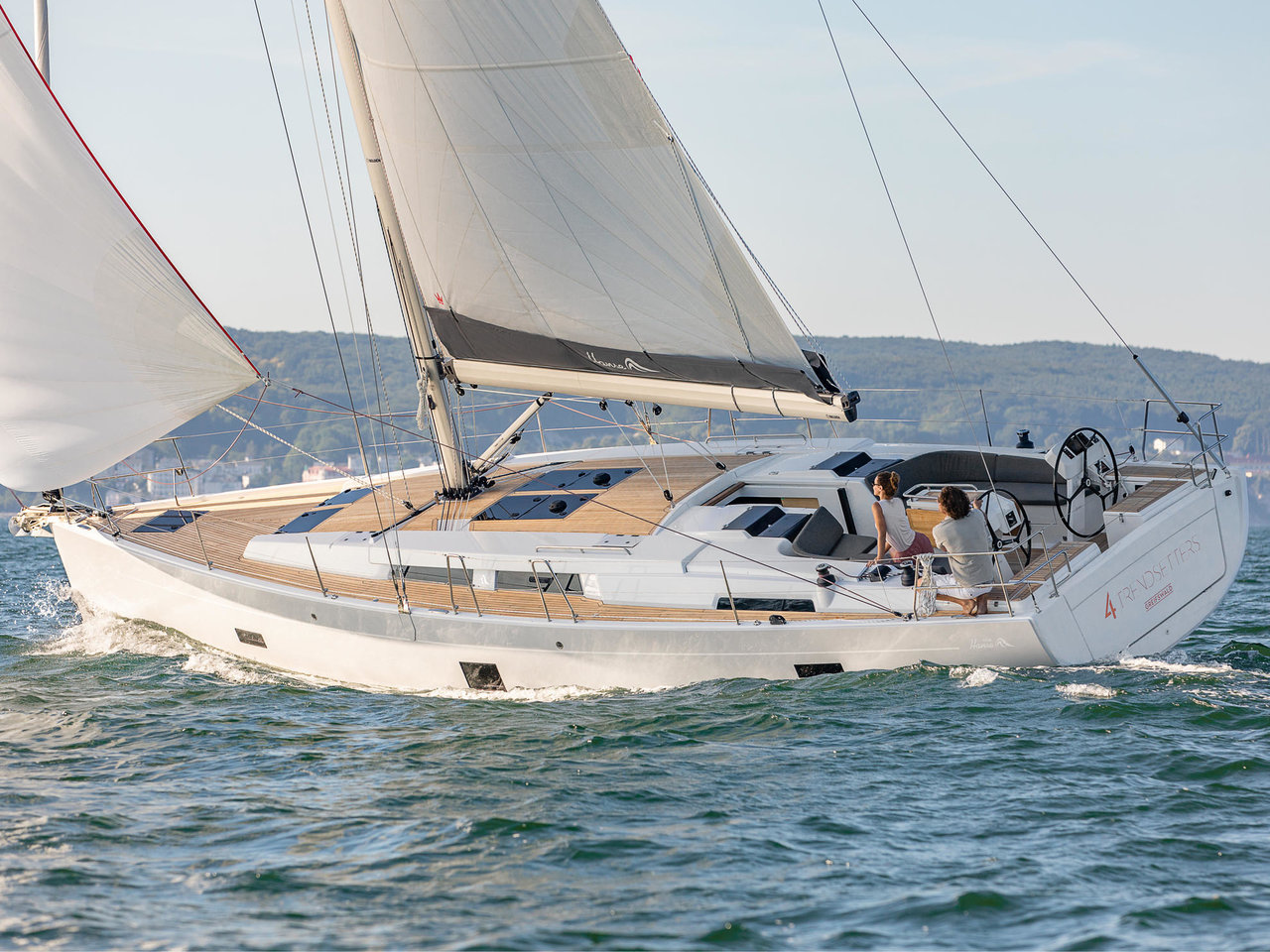 Hanse 458 - Yacht Charter Lefkada & Boat hire in Greece Ionian Sea South Ionian Lefkada Preveza Preveza Main Port 3