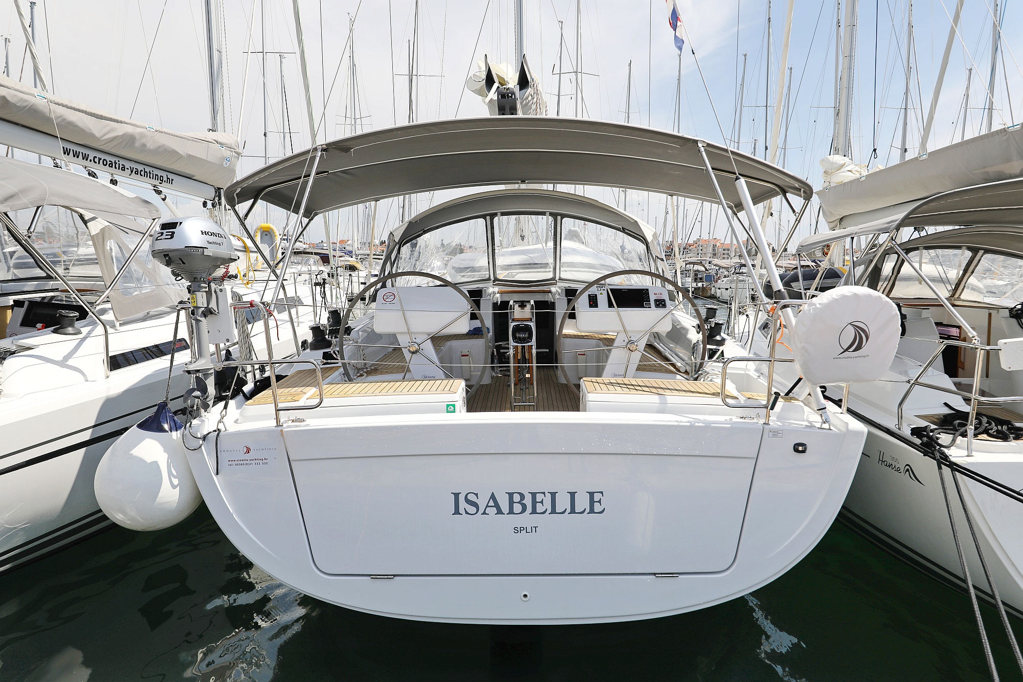 Hanse 458 - Yacht Charter Zadar & Boat hire in Croatia Zadar Biograd Biograd na Moru Marina Kornati 2