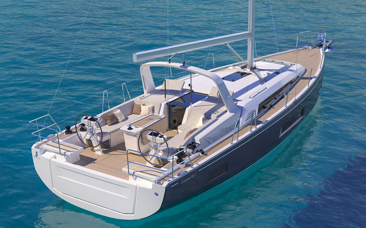 Oceanis 46.1 - Yacht Charter Rhodes & Boat hire in Greece Dodecanese Rhodes Rhodes Marina 2
