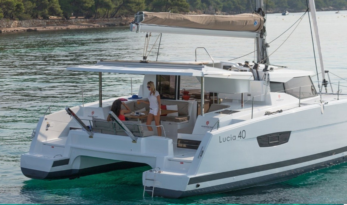Fountaine Pajot Lucia 40 - Yacht Charter Guadeloupe & Boat hire in Guadeloupe Pointe a Pitre Marina de Bas du Fort 2