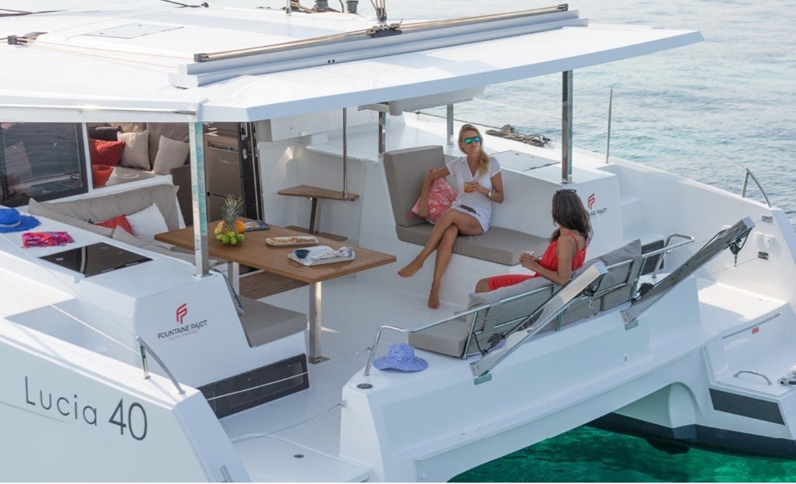 Fountaine Pajot Lucia 40 - Yacht Charter Guadeloupe & Boat hire in Guadeloupe Pointe a Pitre Marina de Bas du Fort 6