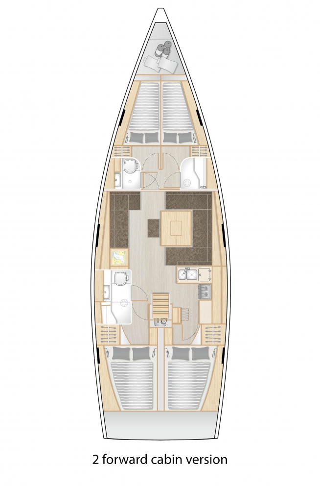 Hanse 458 - Yacht Charter Lefkada & Boat hire in Greece Ionian Sea South Ionian Lefkada Lefkas Lefkas Marina 2