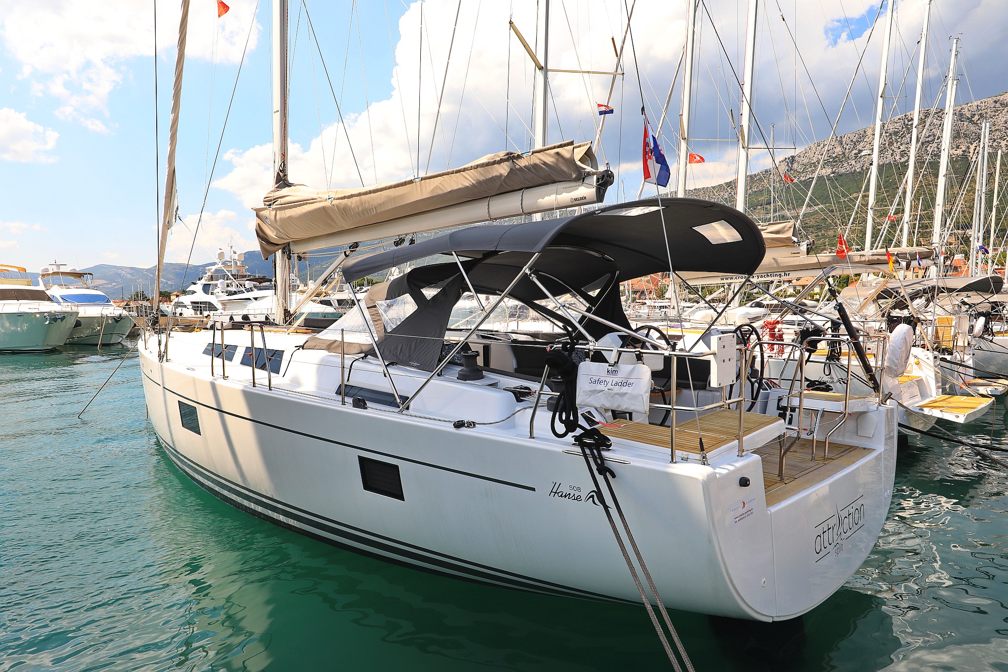 Hanse 508 - 5 + 1 cab. - Sailboat Charter Croatia & Boat hire in Croatia Split-Dalmatia Split Trogir Seget Donji Marina Baotić 1