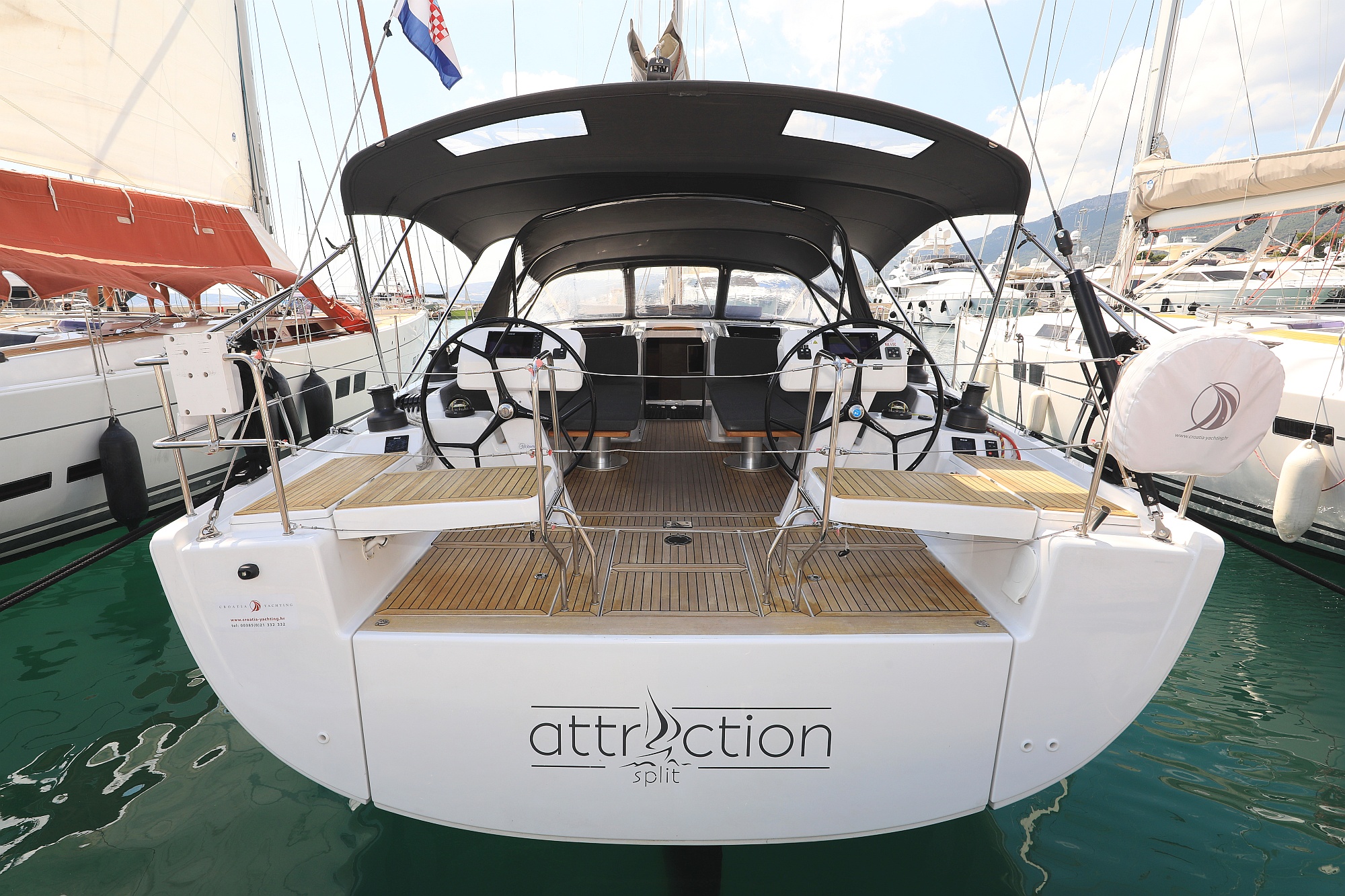 Hanse 508 - 5 + 1 cab. - Yacht Charter Split & Boat hire in Croatia Split-Dalmatia Split Trogir Seget Donji Marina Baotić 4