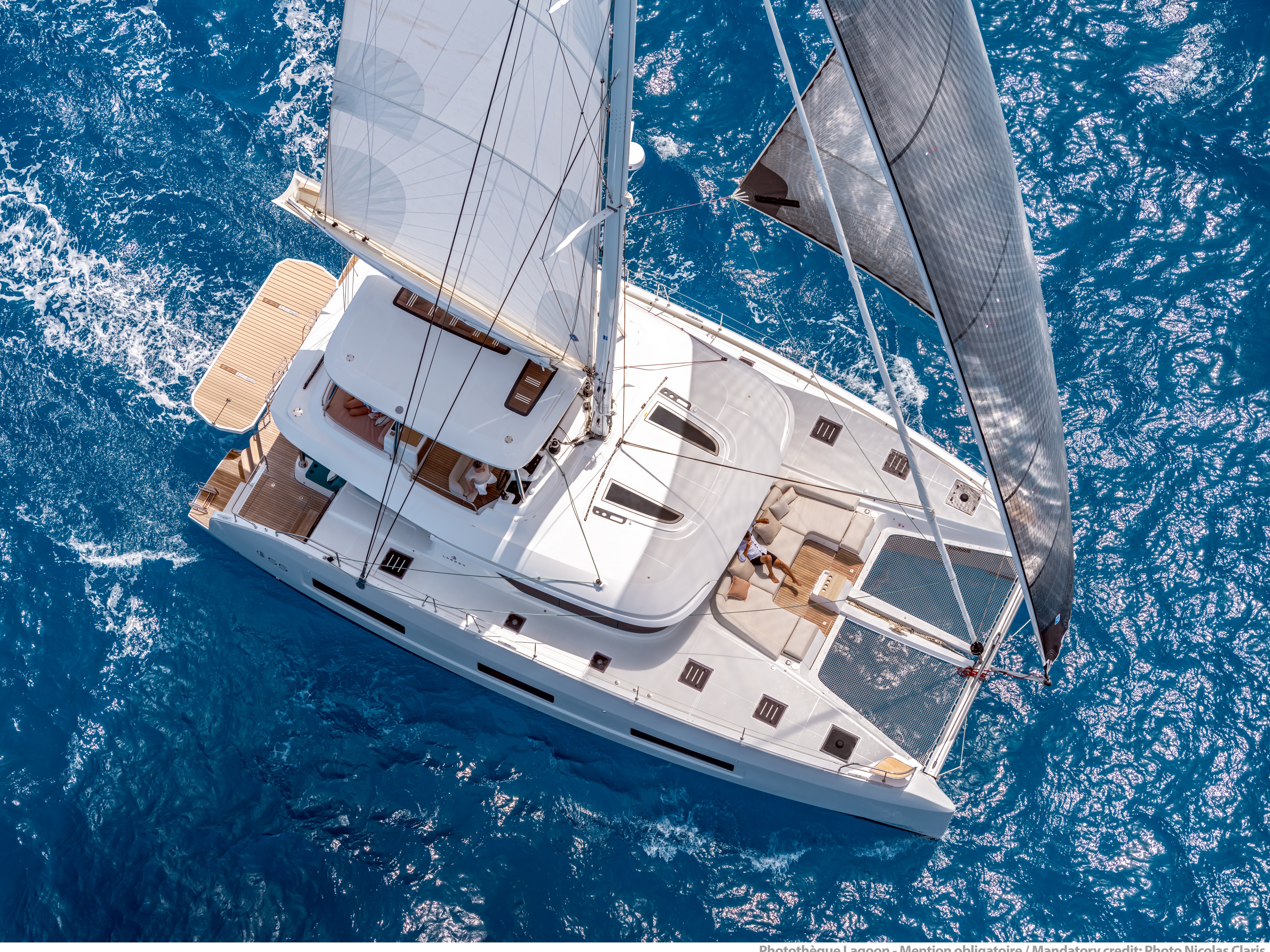 Lagoon 55 - Luxury Yacht Charter Croatia & Boat hire in Croatia Split-Dalmatia Split Split Marina Nava 3