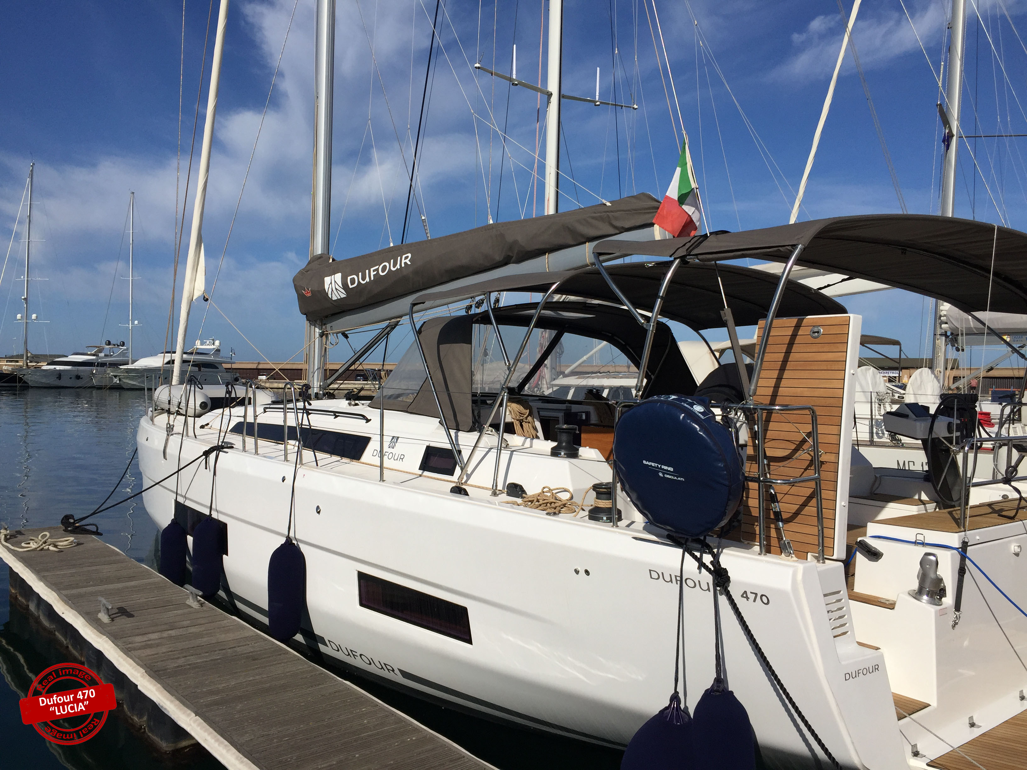 Dufour 470 - Yacht Charter Scarlino & Boat hire in Italy Tuscany Follonica Marina di Scarlino 4