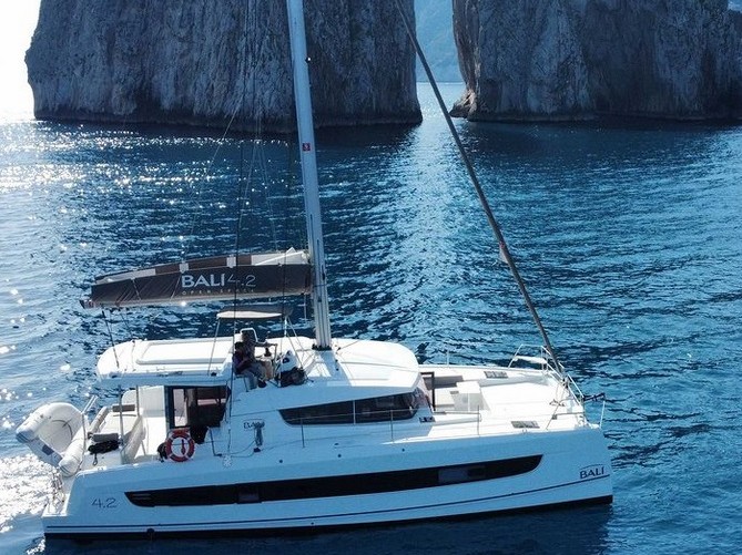 Bali 4.2 - Catamaran charter Naples & Boat hire in Italy Campania Bay of Naples Castellammare di Stabia Marina di Stabia 4