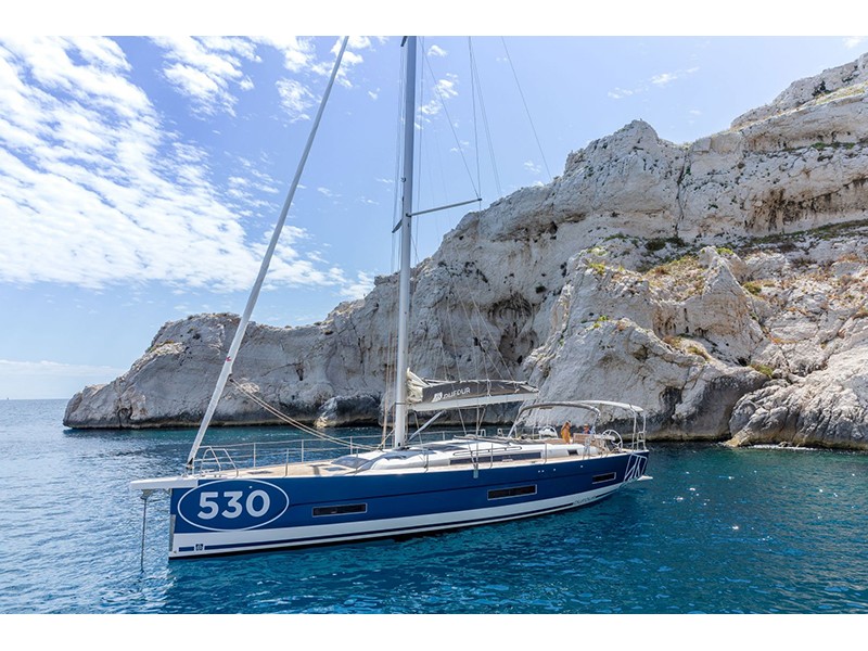Dufour 530 - Yacht Charter Mykonos & Boat hire in Greece Cyclades Islands Mykonos Tourlos Marina 1