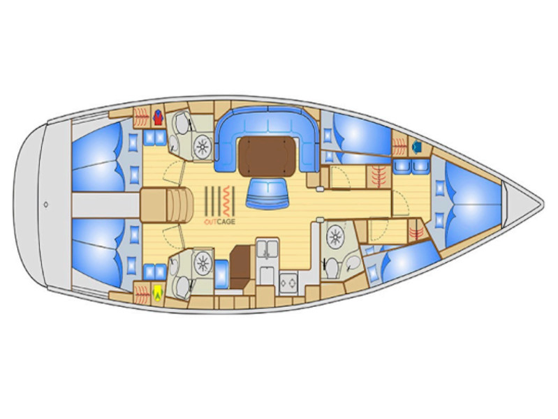 Bavaria 50 Cruiser - Yacht Charter Nettuno & Boat hire in Italy Rome Anzio Marina di Nettuno 3