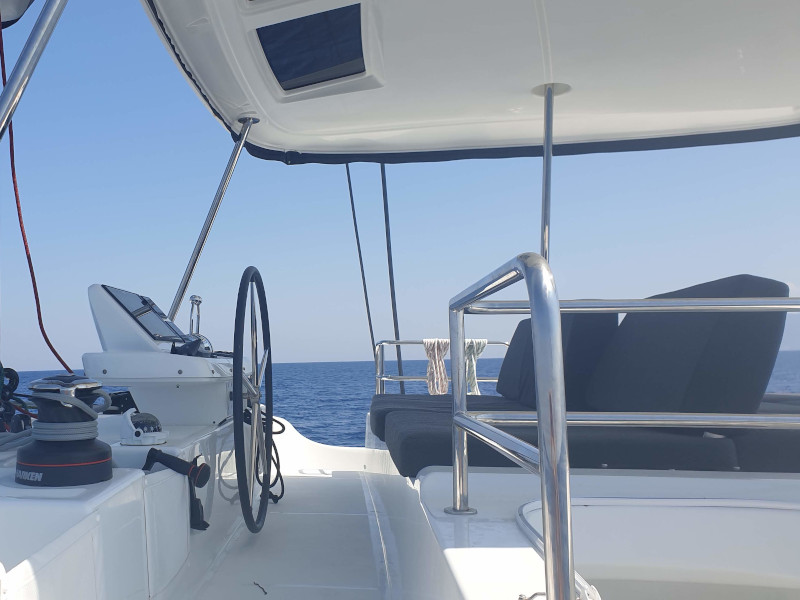 Lagoon 50 - Luxury yacht charter Italy & Boat hire in Italy Sicily Aeolian Islands Capo d'Orlando Capo d'Orlando Marina 5