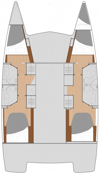 Fountaine Pajot Isla 40 - 4 + 1 cab. - Catamaran charter Fethiye & Boat hire in Turkey Turkish Riviera Lycian coast Fethiye Yacht Classic Hotel 3