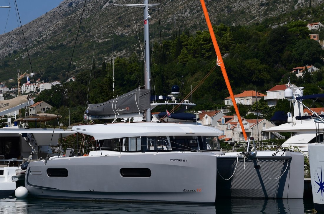 Excess 12 - 4 + 1 + 1 cab. - Catamaran charter Dubrovnik & Boat hire in Croatia Dubrovnik-Neretva Dubrovnik Komolac ACI Marina Dubrovnik 2