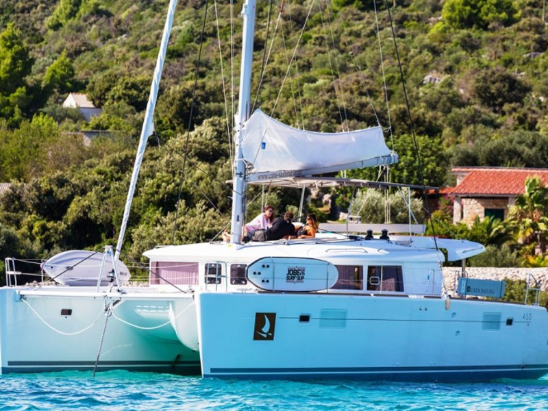 Lagoon 450 Fly - Yacht Charter Ploče & Boat hire in Croatia Dubrovnik-Neretva Ploče Ploče City Port 1