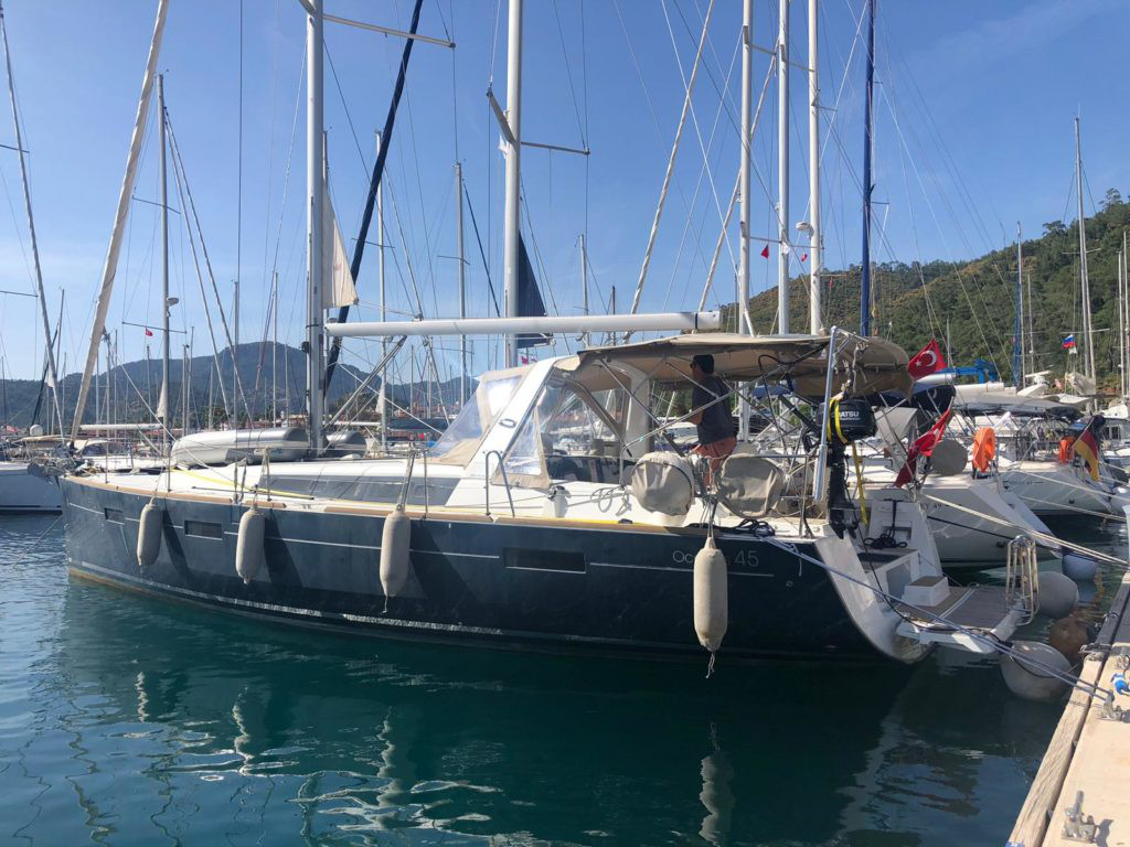 Oceanis 45 - Yacht Charter Adaköy & Boat hire in Turkey Turkish Riviera Carian Coast Marmaris Adaköy Marina 1