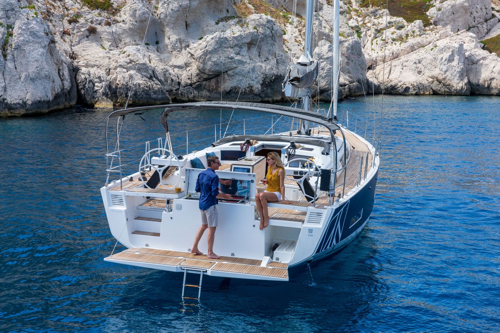 Dufour 530 - Yacht Charter Ragusa & Boat hire in Italy Sicily Ragusa Marina di Ragusa 5