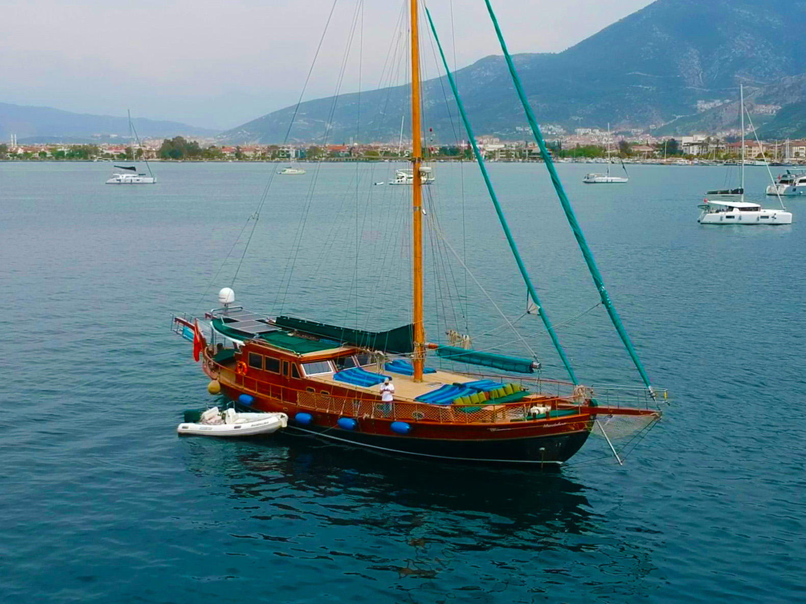 Gulet - Gulet Charter Turkey & Boat hire in Turkey Turkish Riviera Lycian coast Göcek Göcek Mucev Marina 2