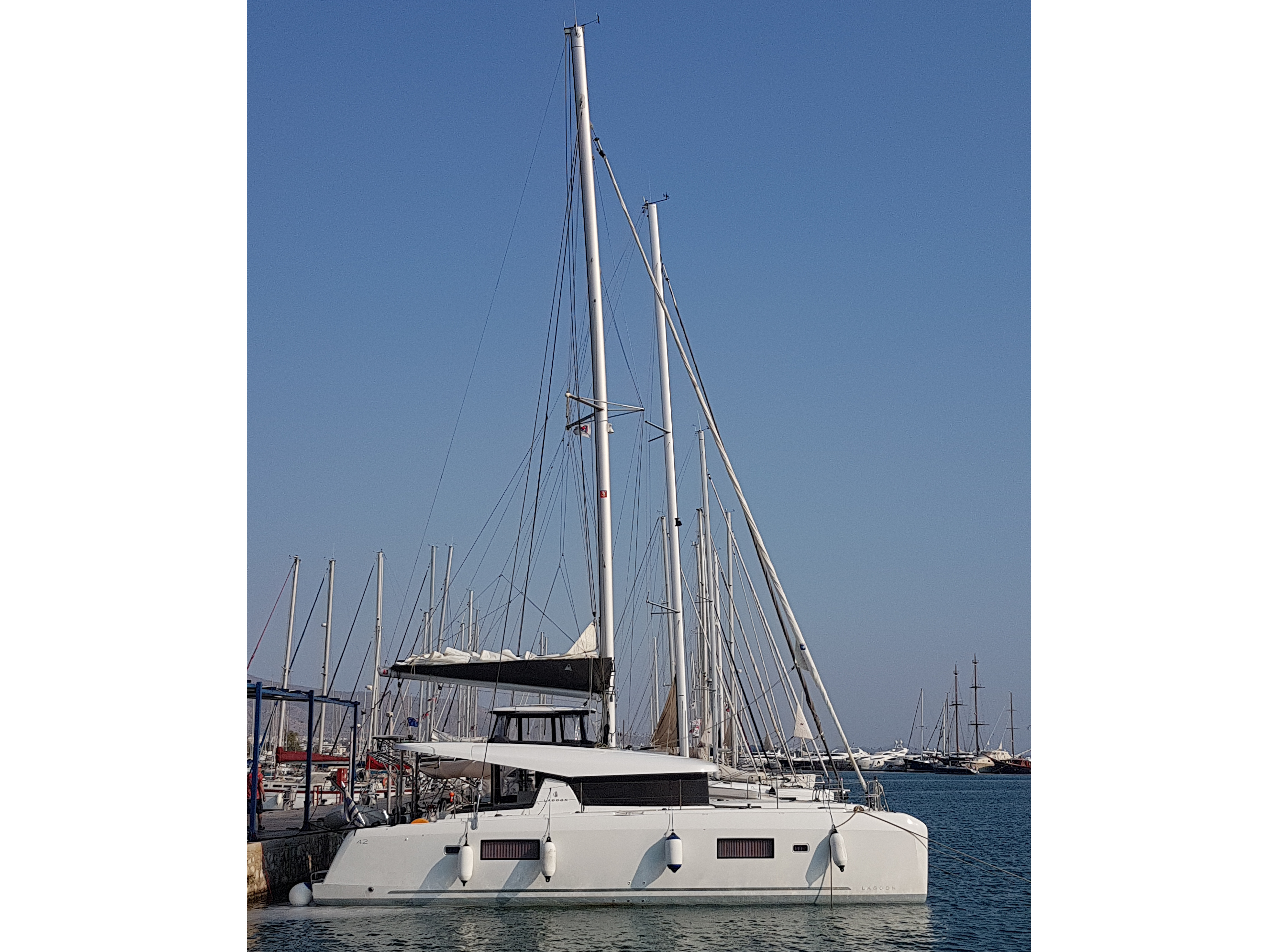 Lagoon 42 - Catamaran Charter Rhodes & Boat hire in Greece Dodecanese Rhodes Rhodes Marina 4