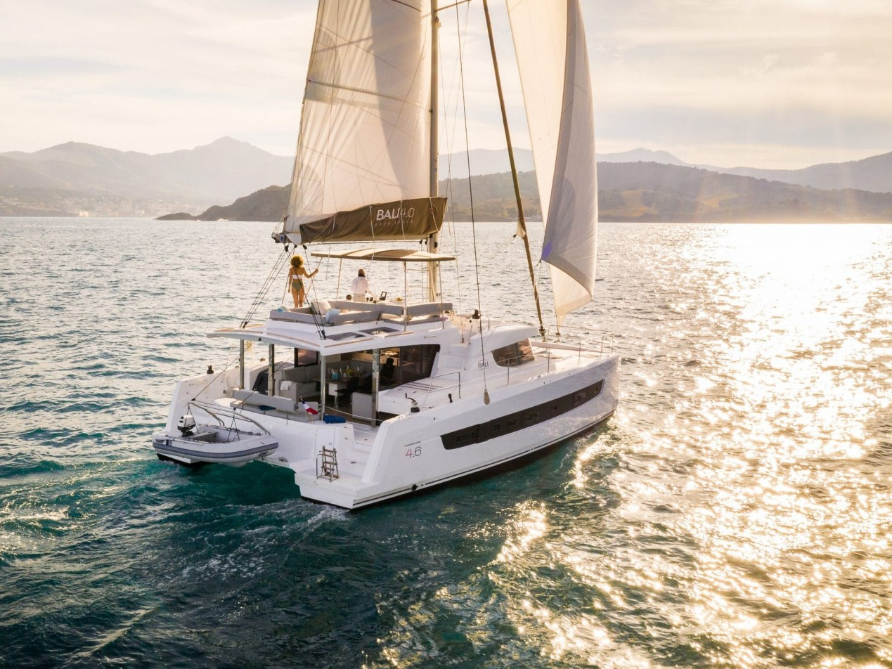 Bali 4.6 - Luxury yacht charter Balearics & Boat hire in Spain Balearic Islands Ibiza and Formentera Ibiza Sant Antoni de Portmany Sant Antoni de Portmany Port 2