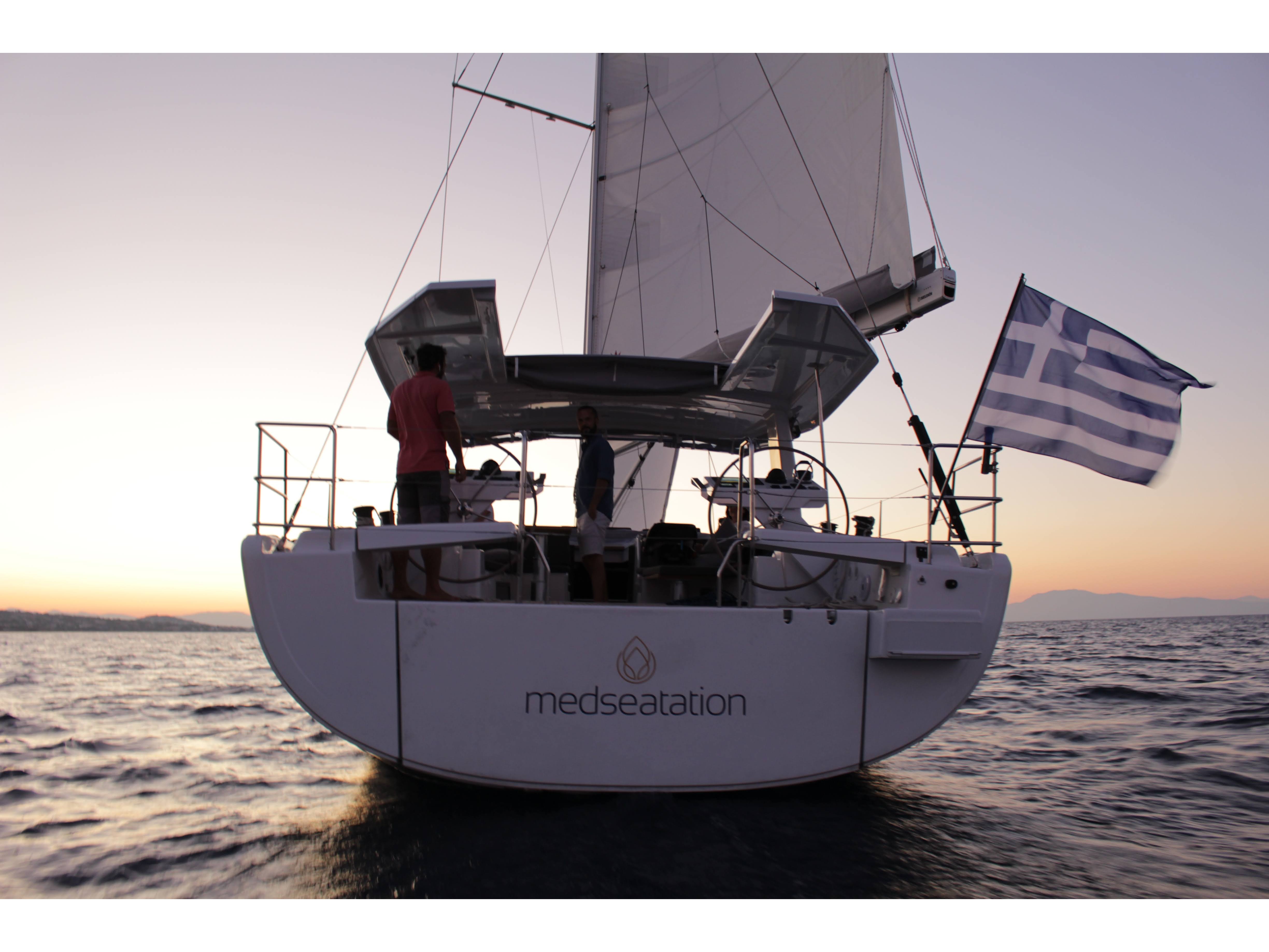 Hanse 588 - Yacht Charter Mykonos & Boat hire in Greece Cyclades Islands Mykonos Tourlos Marina 1