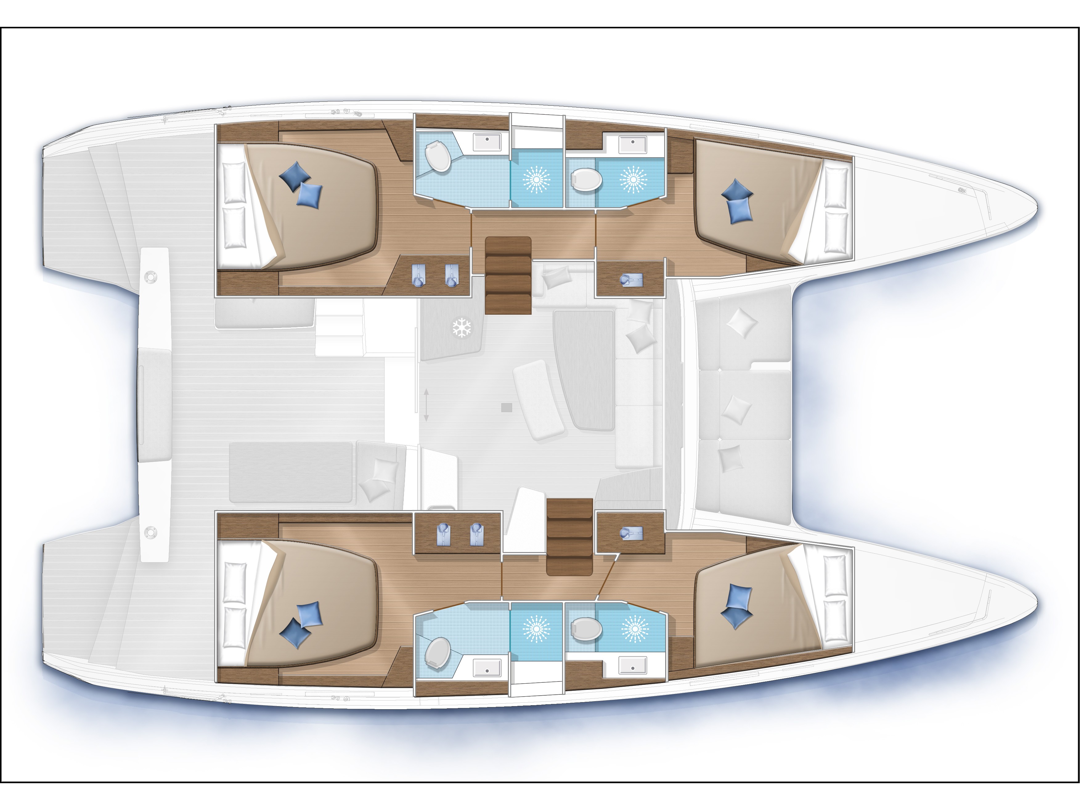 Lagoon 42 - Yacht Charter Turkey & Boat hire in Turkey Turkish Riviera Lycian coast Fethiye Yacht Classic Hotel 5