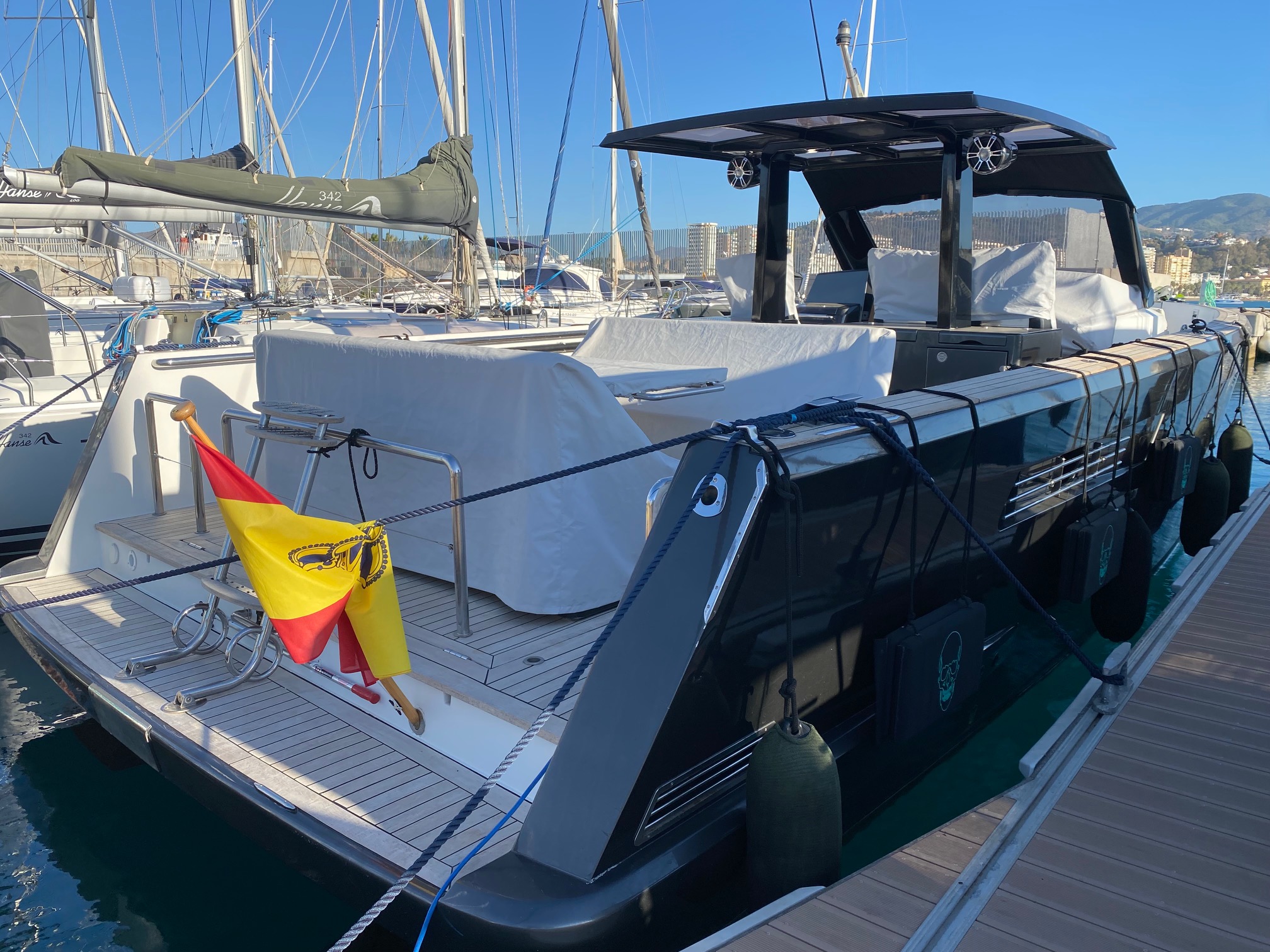 Fjord 40 Open - Motor Boat Charter Balearics & Boat hire in Spain Balearic Islands Ibiza and Formentera Ibiza Ibiza Marina Port Ibiza 6