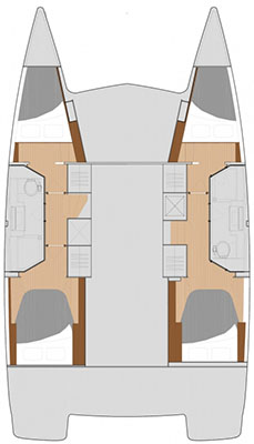 Fountaine Pajot Lucia 40 - Yacht Charter Bormes-les-Mimosas & Boat hire in France French Riviera Bormes-les-Mimosas Port de Bormes-les-Mimosas 4