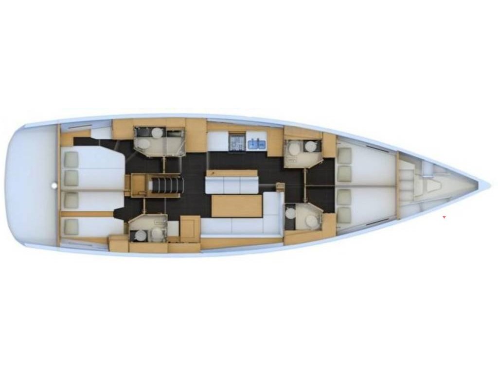 Jeanneau 54 - Yacht Charter Olbia & Boat hire in Italy Sardinia Costa Smeralda Olbia Marina di Olbia 4