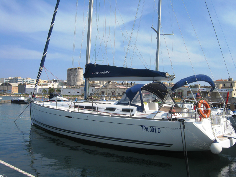Dufour 455 - Yacht Charter Palermo & Boat hire in Italy Sicily Palermo Province Palermo Marina Villa Igiea 5
