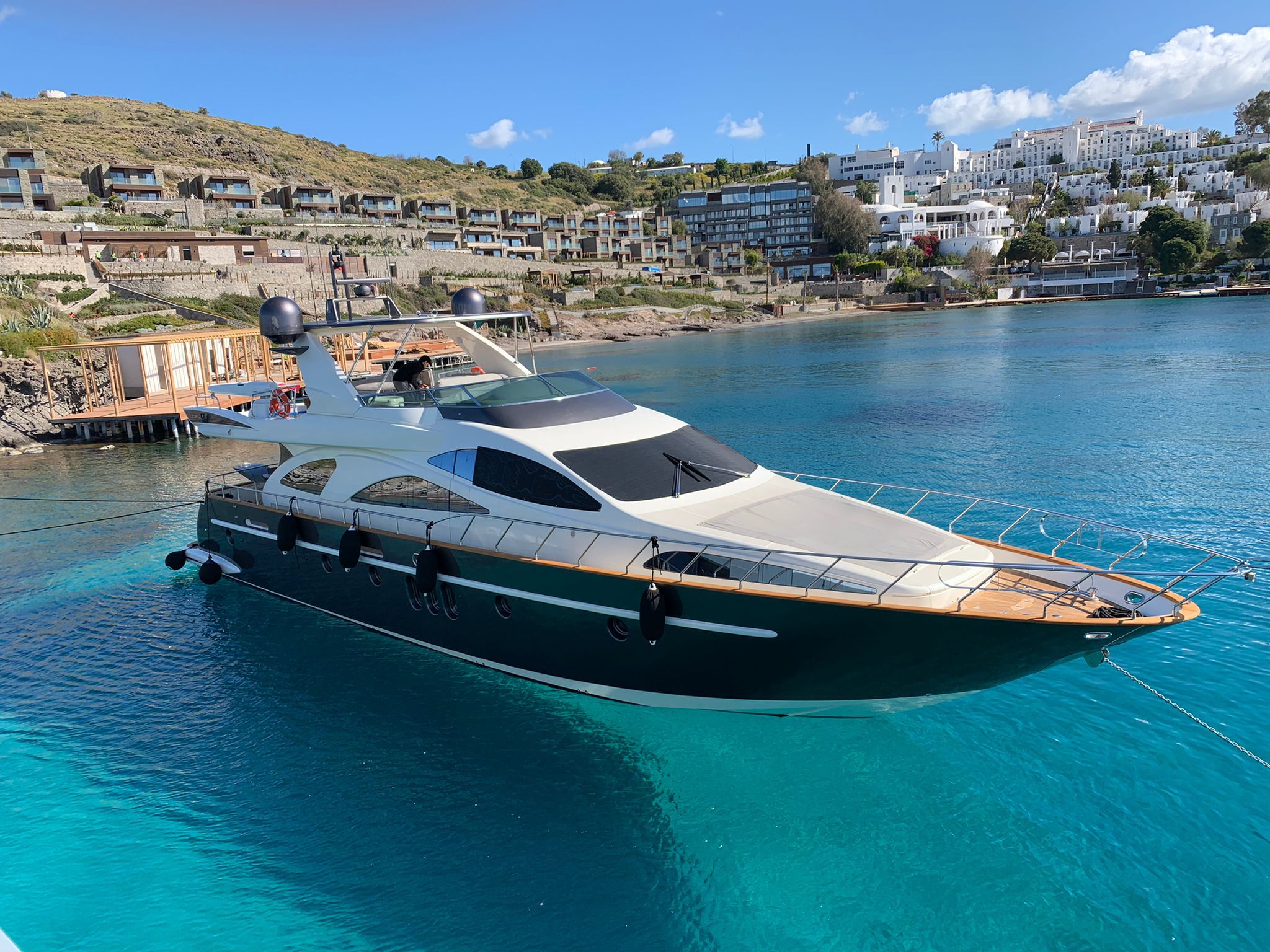 Azimut 80 - Motor Boat Charter Greece & Boat hire in Greece Cyclades Islands Mykonos Mykonos 2