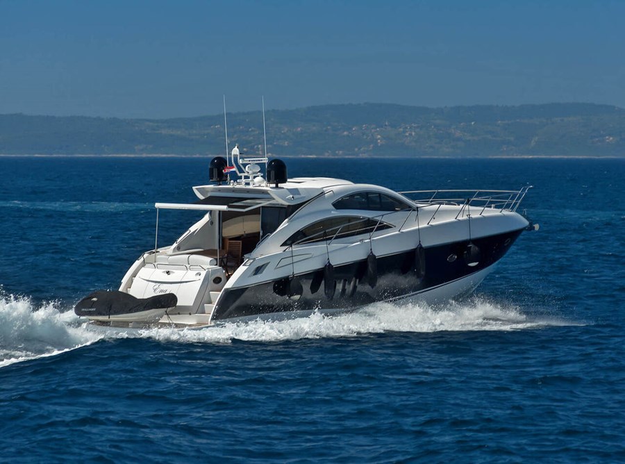 Sunseeker Predator 62 - 3 cab. - Yacht Charter Podstrana & Boat hire in Croatia Split-Dalmatia Split Podstrana Marina Lav 1