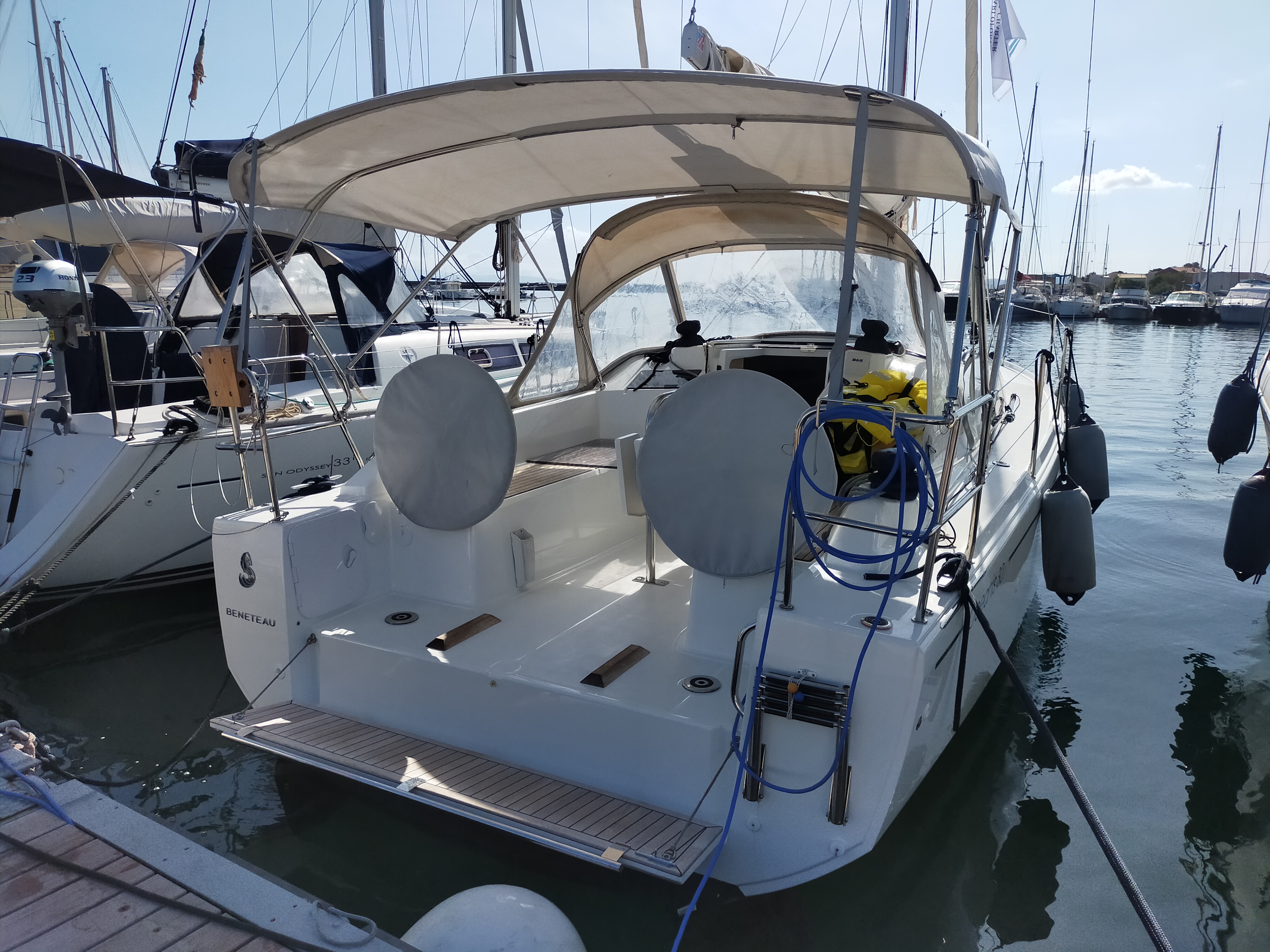 Oceanis 30.1 - Yacht Charter Carloforte & Boat hire in Italy Sardinia Costa del Sud Isola di San Pietro Carloforte Carloforte 1
