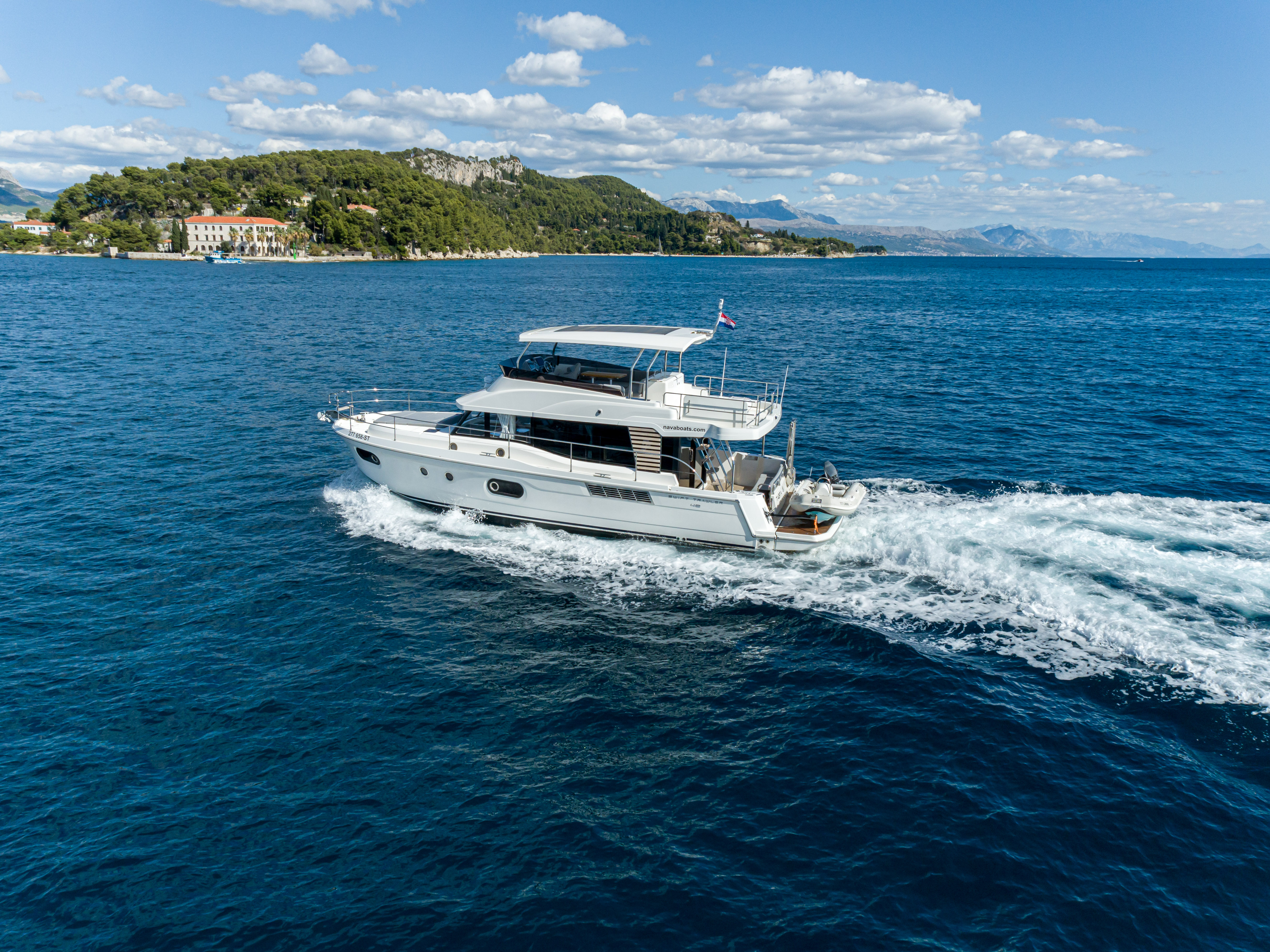 Swift Trawler 48 - Motor Boat Charter worldwide & Boat hire in Croatia Šibenik Rogoznica Marina Frapa 2
