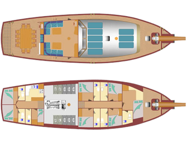Gulet - Yacht Charter Tropea & Boat hire in Italy Tropea Porto di Tropea 6