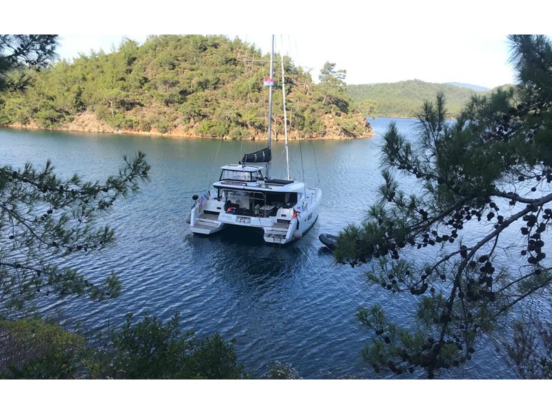 Lagoon 42 - Luxury yacht charter Turkey & Boat hire in Turkey Turkish Riviera Lycian coast Göcek Göcek Mucev Marina 1