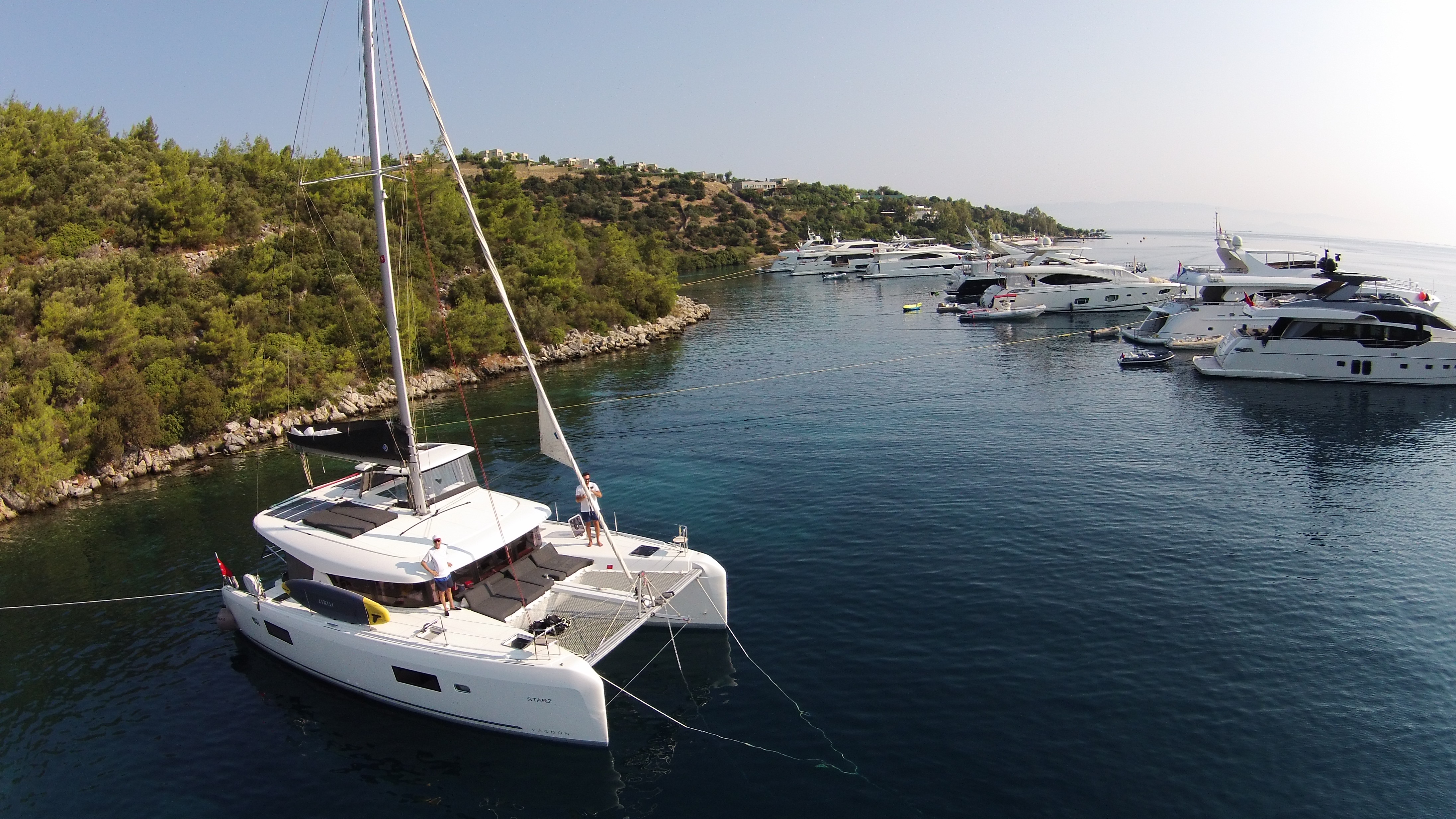Lagoon 42 - Luxury yacht charter Turkey & Boat hire in Turkey Turkish Riviera Carian Coast Bodrum Milta Bodrum Marina 2