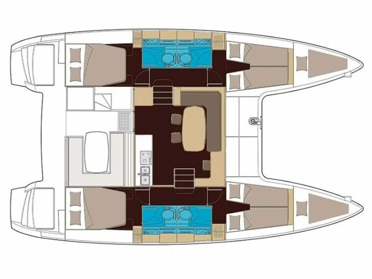 Lagoon 400 S2 - Yacht Charter Punta Ala & Boat hire in Italy Punta Ala Punta Ala 5