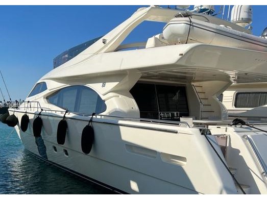 Ferretti 780 - Superyacht charter Saint Lucia & Boat hire in Greece Athens and Saronic Gulf Athens Hellinikon Agios Kosmas Marina 4