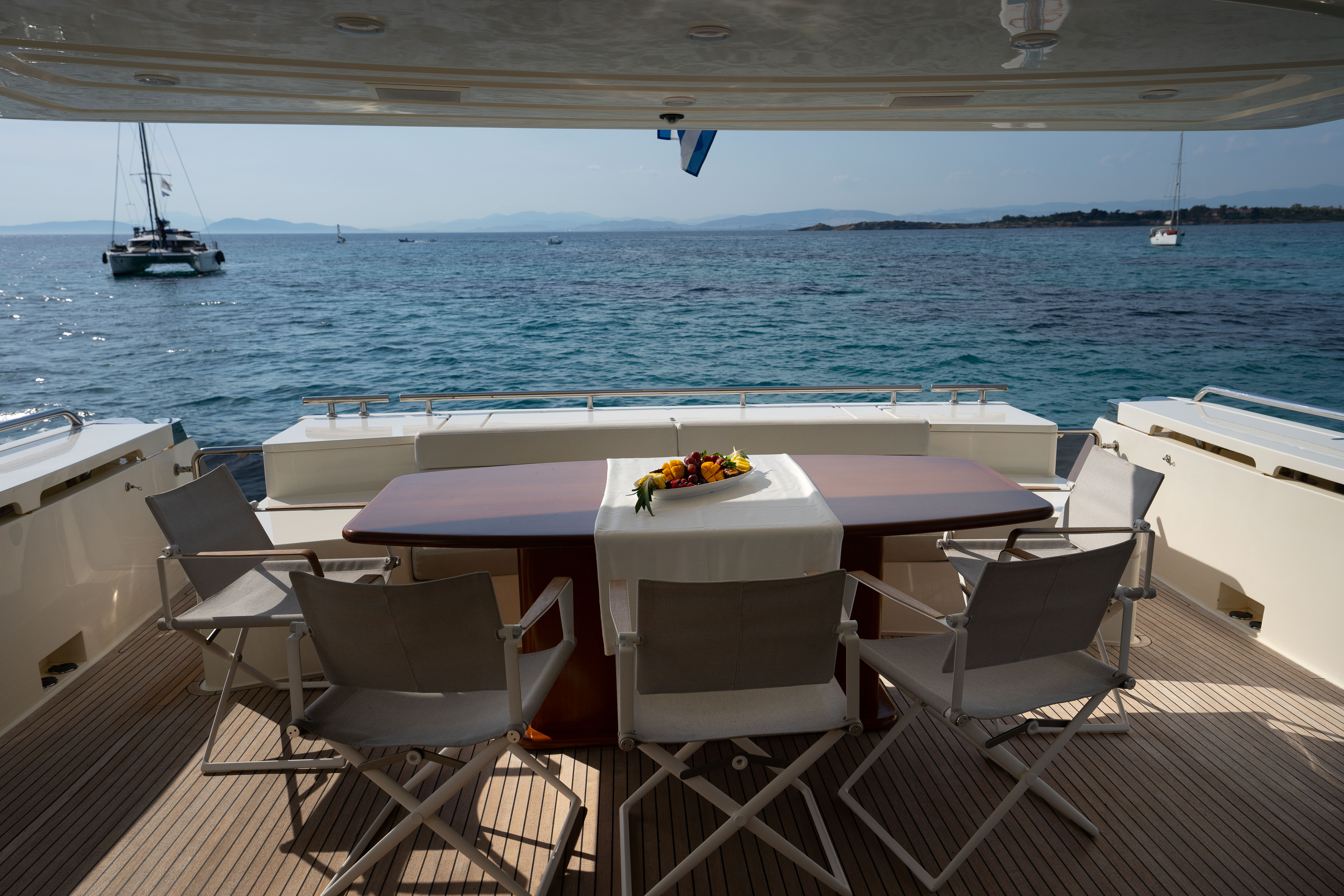 Ferretti 780 - Superyacht charter Saint Lucia & Boat hire in Greece Athens and Saronic Gulf Athens Hellinikon Agios Kosmas Marina 5
