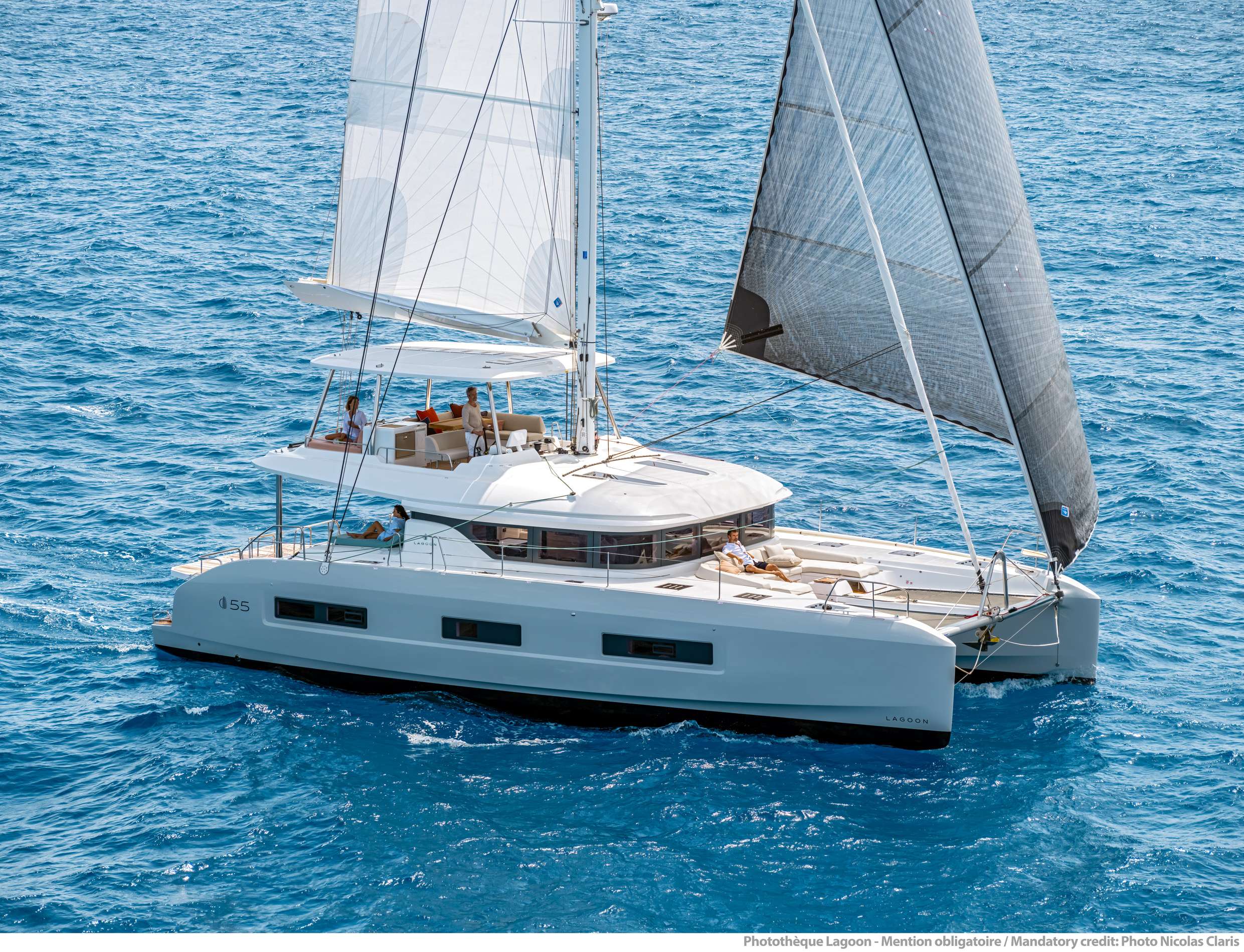 VALIUM 55 - Catamaran charter Lefkada & Boat hire in Greece 1