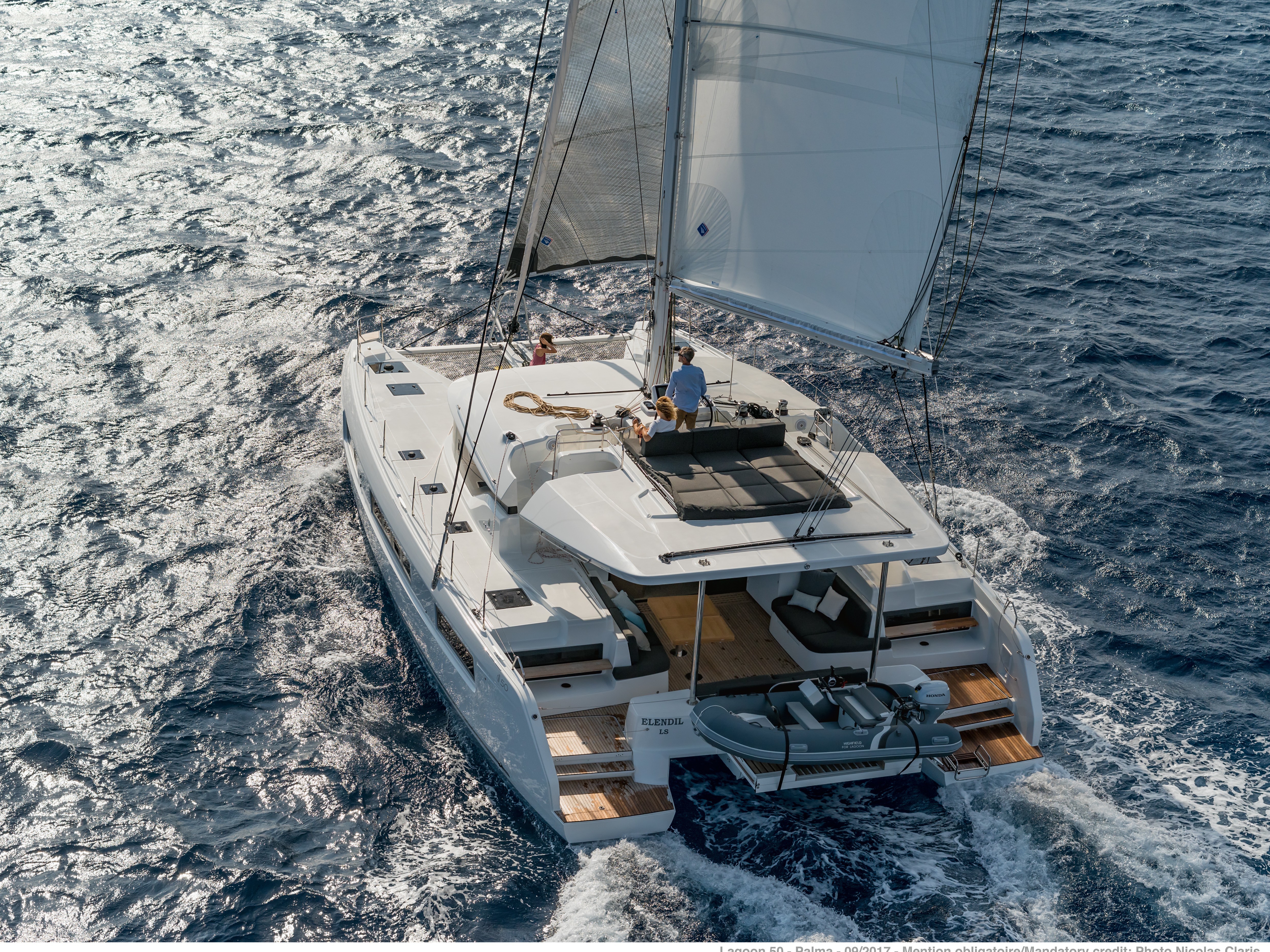 Lagoon 50 - Luxury yacht charter Italy & Boat hire in Italy Campania Salerno Province Salerno Marina d'Arechi 1